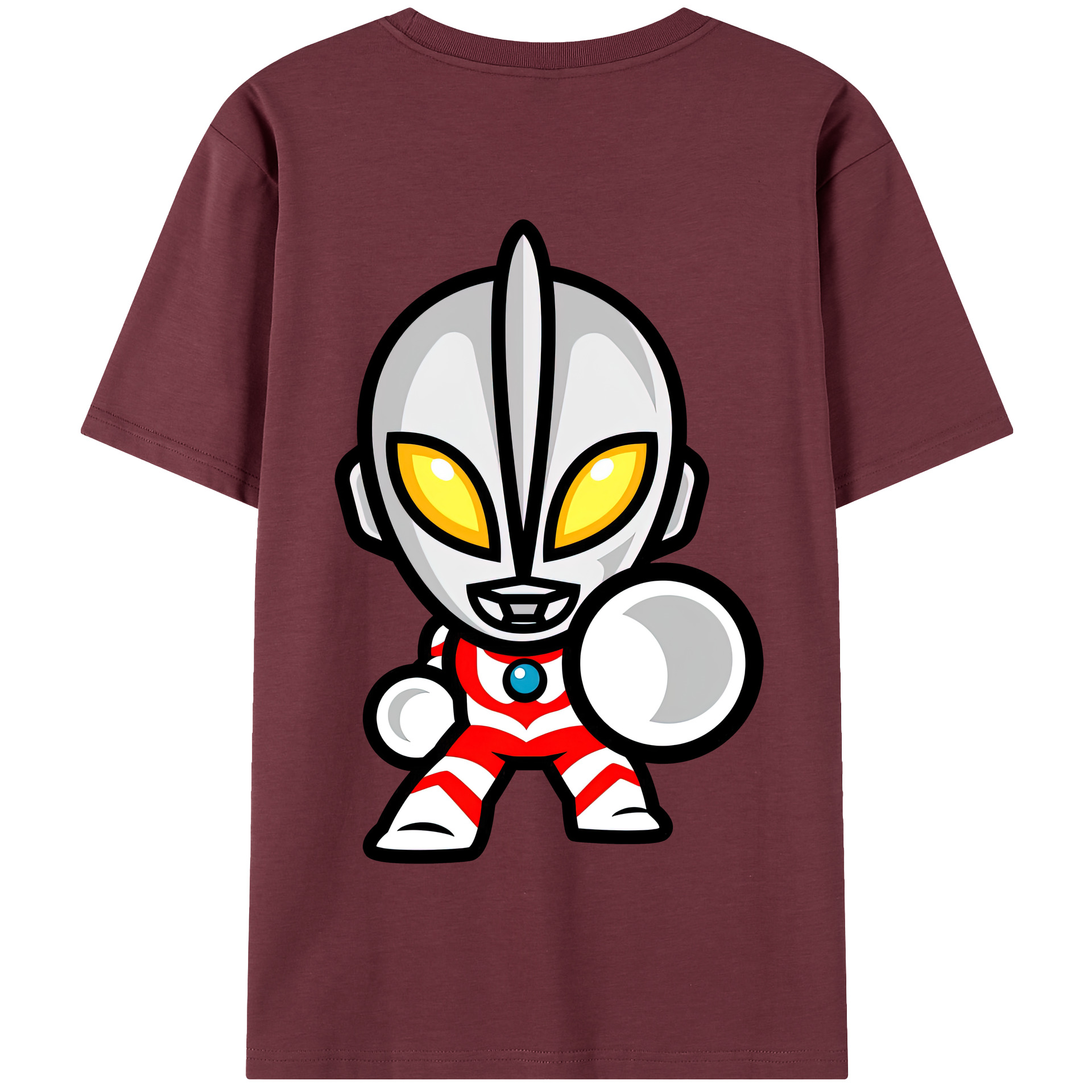 （画像用） ウルトラマン Ultraman 綿100％半袖Tシャツ（背面プリント）